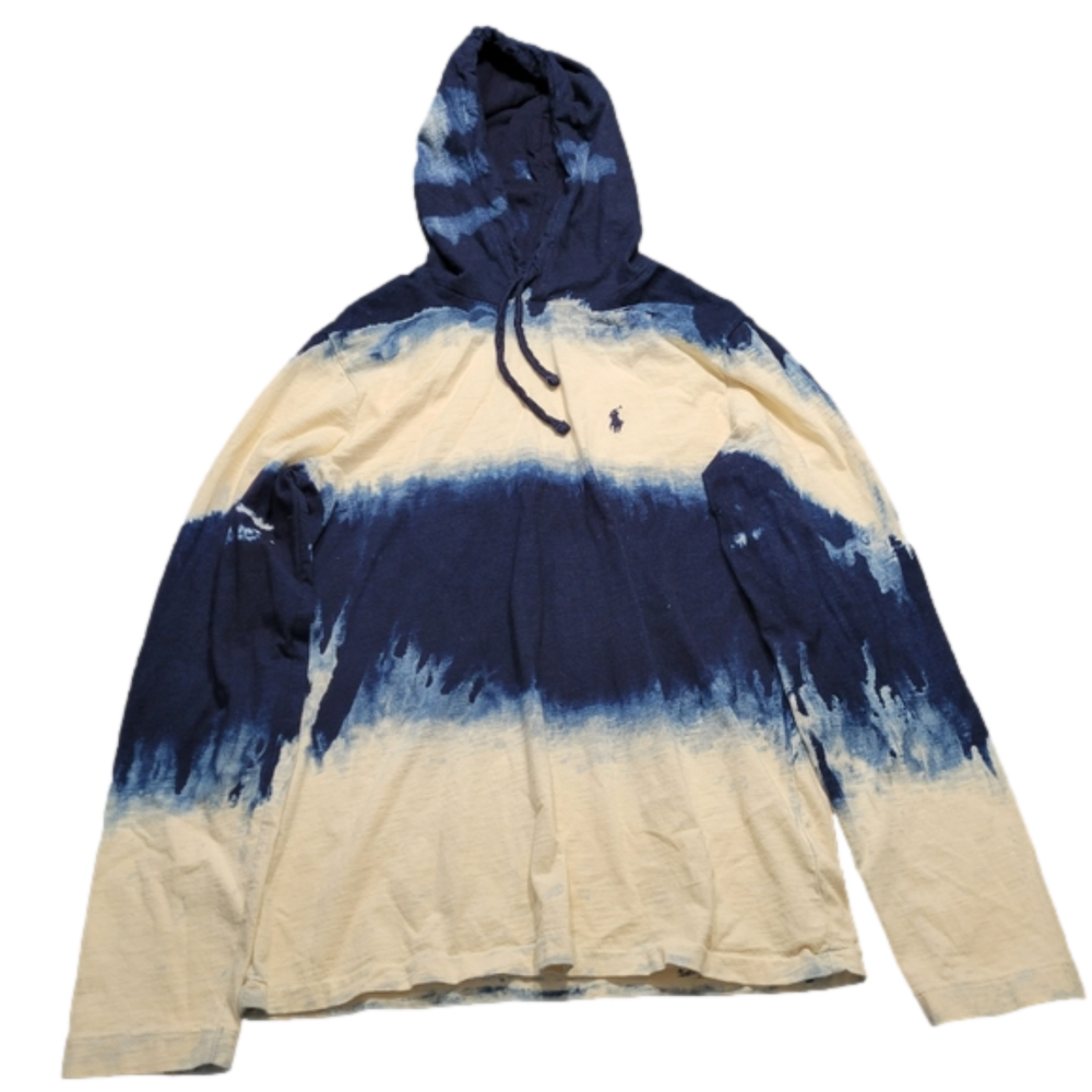 Polo Ralph Lauren Tye Dye Blue Cream Men's  Small